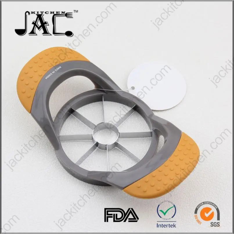 Kitchen Tools Flexible Stainless Steel Tpr Pp Silicone Rubber Apple Slicer