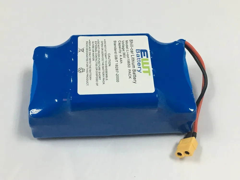 Ewt High Quality Smart Balance Wheel Battery 36v 4.4ah 10s2p Lithium