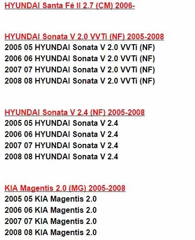 VS18 Air Conditioning Compressor for HYUNDAI Santa Fe OEM 97701-2B200 97701-2B201 97701-3K720