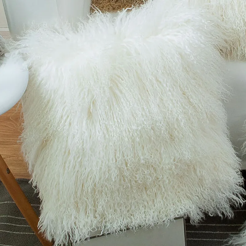 sheepskin cushion