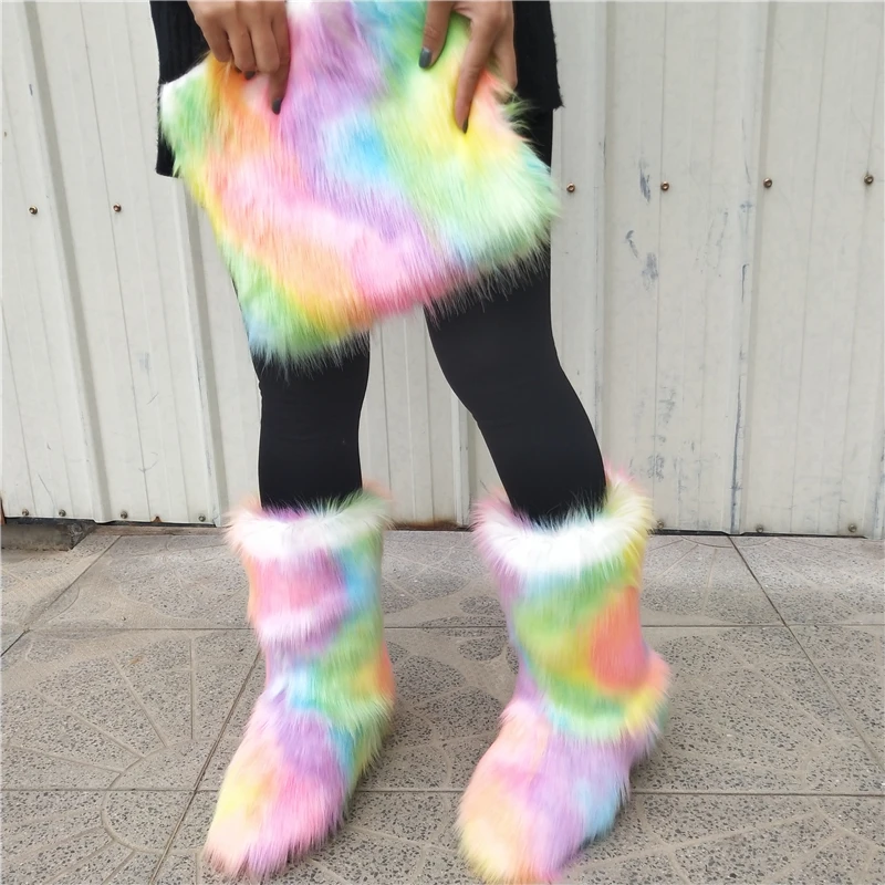 cheap fur boots