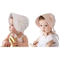 0 12M Sweet Lovely Princess Kids Girls Baby Hat Beanie New Lace Floral Caps LD789