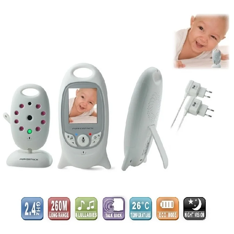 2016 baba electronics monitor 2 0 inch Intercom Lullabies IR Night vision Temperature monitor electronic nanny