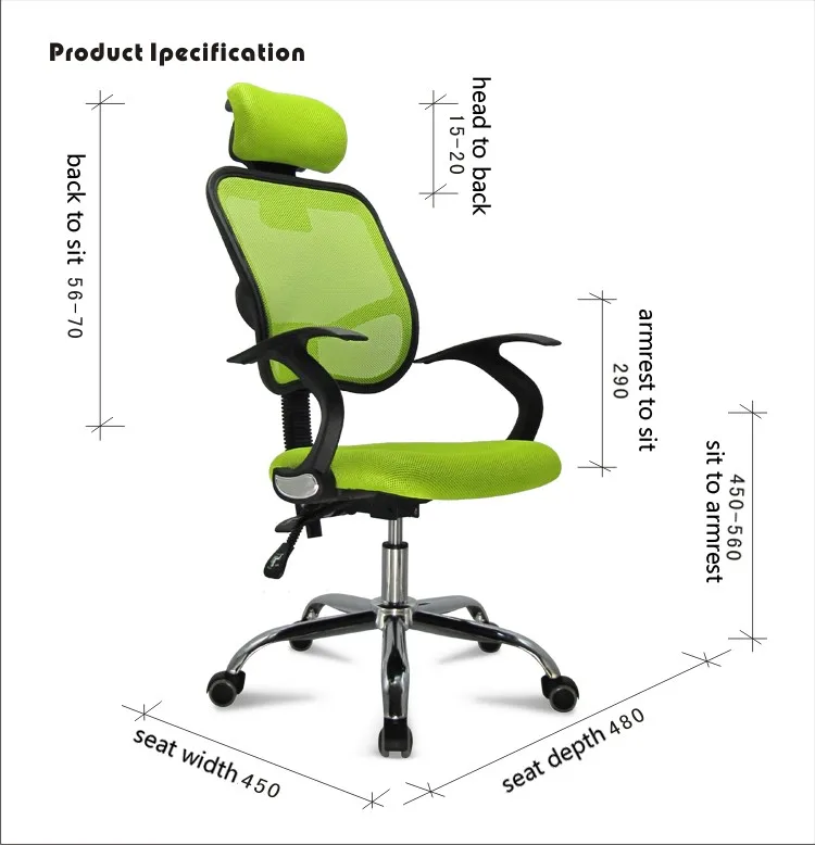 D05 Hot Sale Office Chair With Locking Wheels,High Back Mesh Office