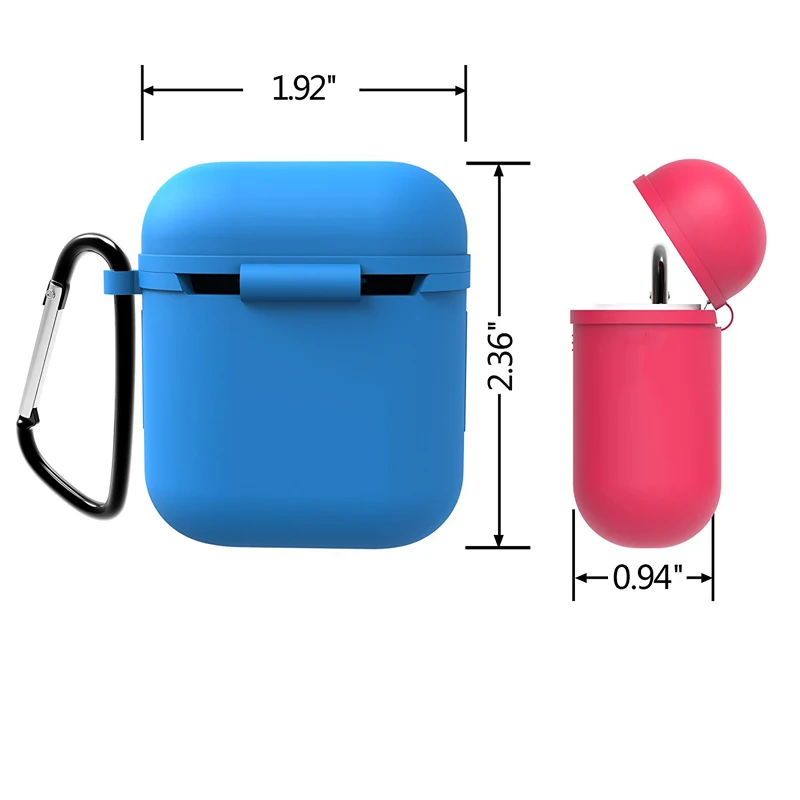 Aaa Quality Keychain Easy Carrying Earphone Case,Silicone Earphone