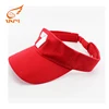 red wholesale digital logo golf visor uv sun visors/hat