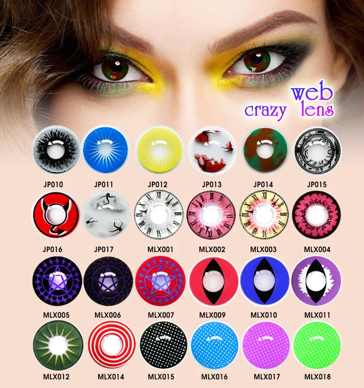 Wholesale Black Crazy Contact Lenses Prescription Lens - Buy Wholesale ...