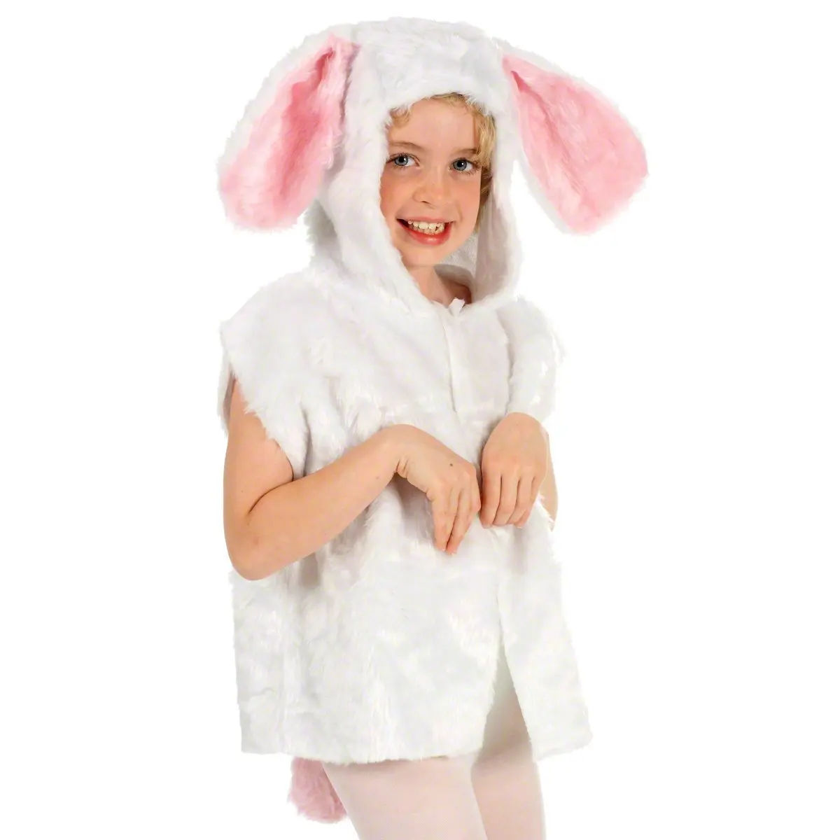 Childrens Rabbit Fur Tabard Costume.