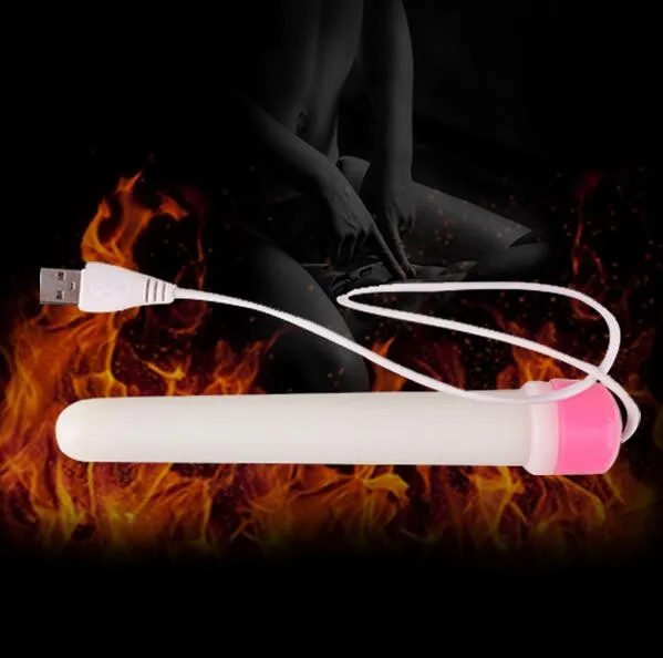 New Fashion Usb Vibrator Heating Rod For Pocket Pussy And Male 5596