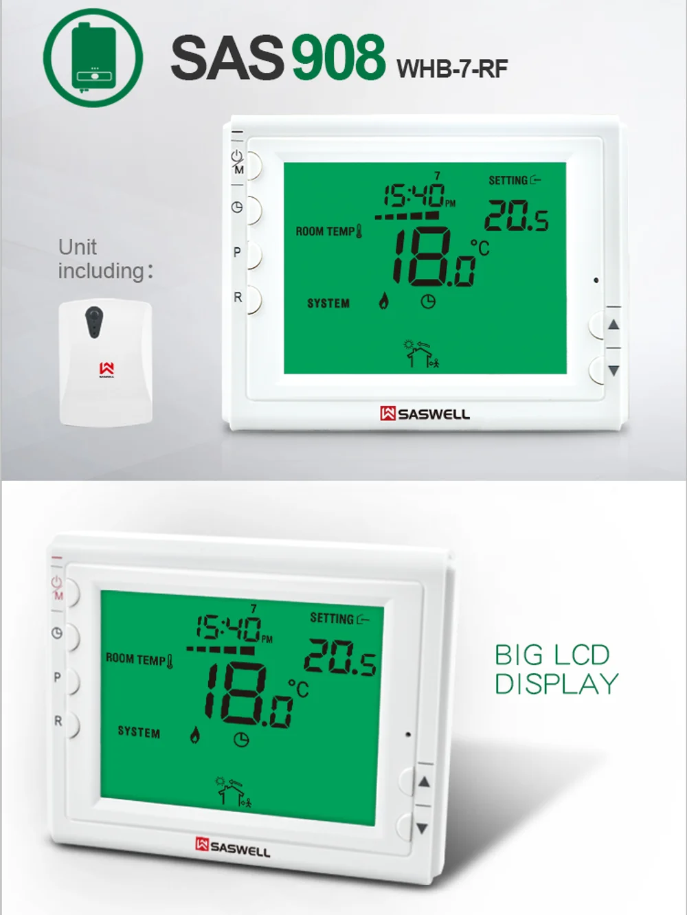 Sas908 Boiler Thermostat Hydrogen Boiler For Heating With Wifi Function