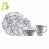 2019 Marble Design Unbreakable Melamine Dinnerware Set Hotel Tableware Set