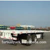 2 axle 40ft flat bed semi trailer container semi trailer