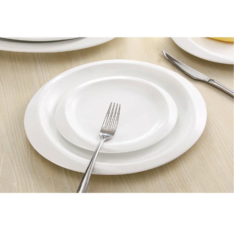 Hotel 16 Piece Portuguese Porcelain Restaurant Dinnerware Set