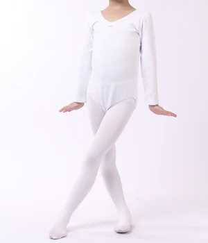 Wholesale Cheap Long Sleeves White Ballet Leotards - Buy White Ballet ...