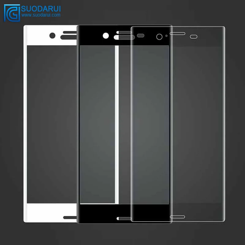 3D 9H Tempered glass Screen Protector film For Sony Xperia XZ Compact Full Cover
