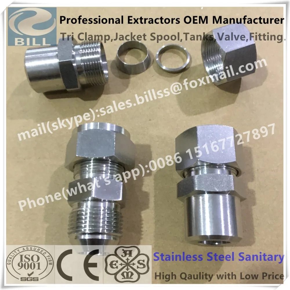 Stainless Steel Hydraulic Compression Street Tee 1/4" Female To Male Npt Buy Stainless Steel