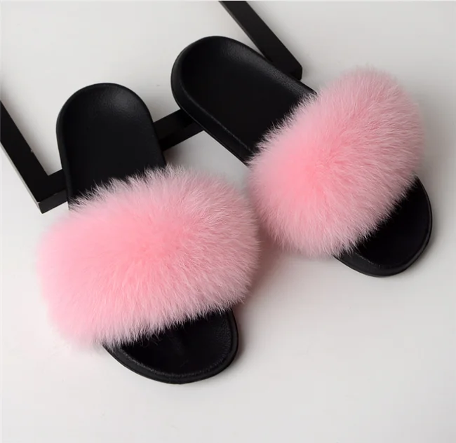 mink fur slides wholesale