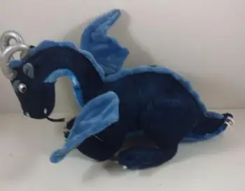 blue stuffed dragon