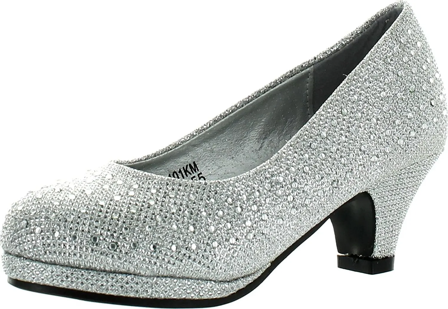 girls silver pumps
