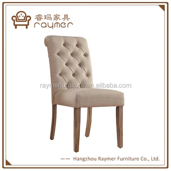 Raymer Furniture Button Tufts Upholstered Rolled Back Parsons Chairs Buy Roll Back Dining Chair Restaurant Parson Chair Antique Furniture High Back