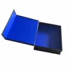 Custom Size Rectangle Inside Navy Blue Gift Outside Matt Black Magnet Box