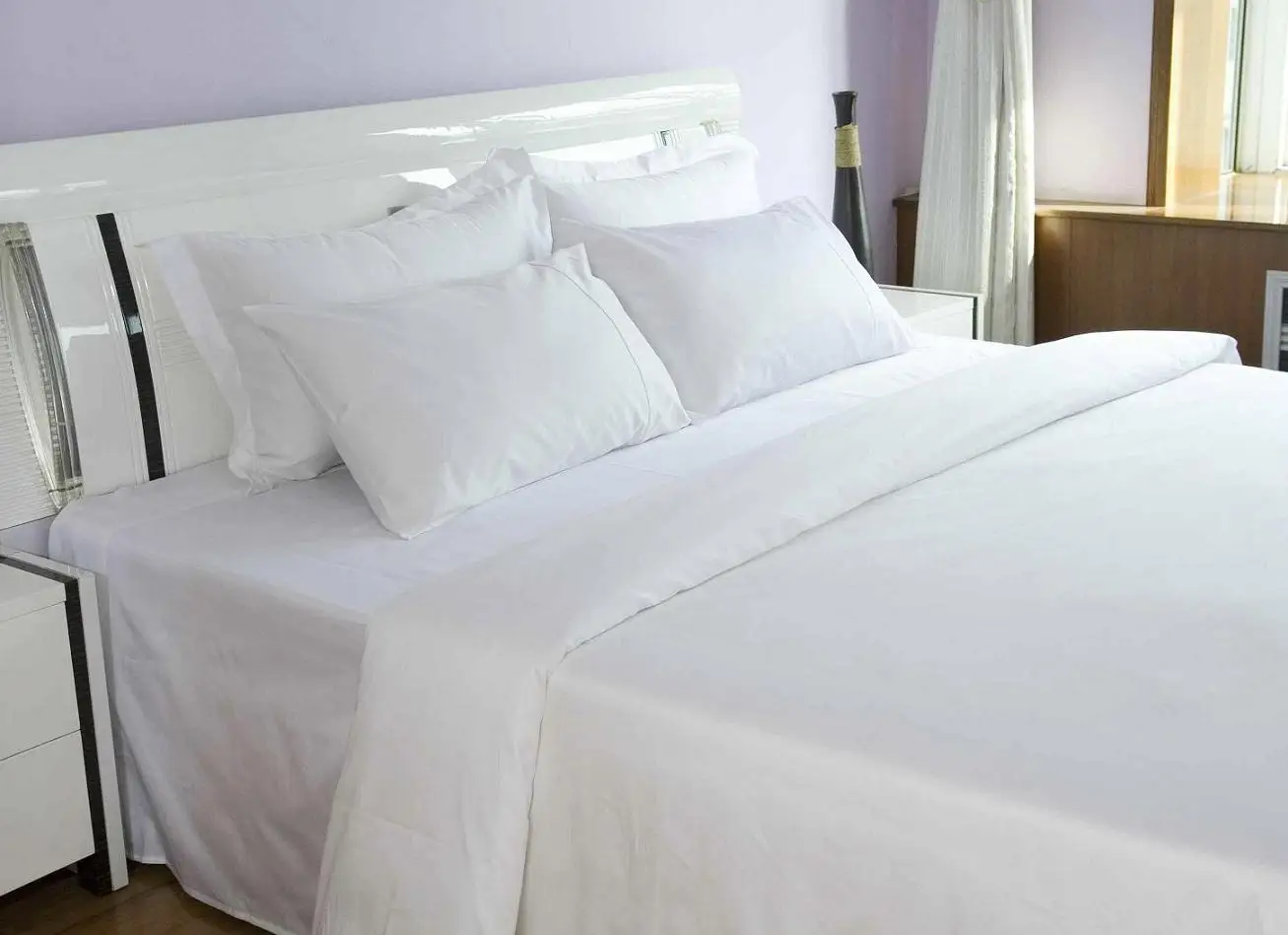 100 Cotton White Hotel Bed Sheet Set View Product Details From Dezhou Yingxiang Textile Co Ltd On Alibaba