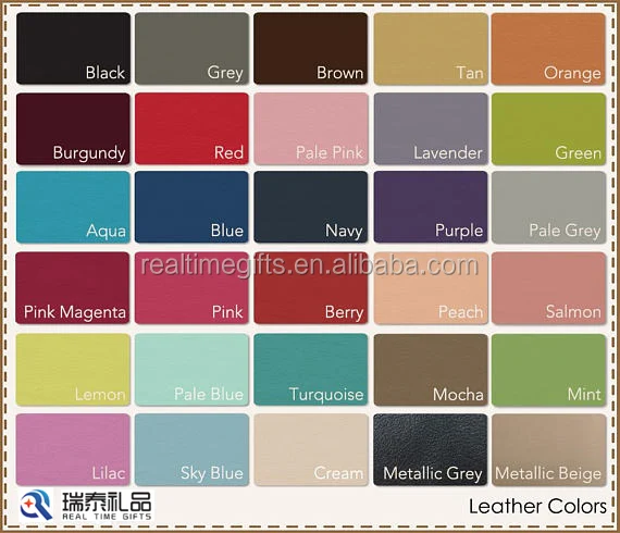 Leather colors
