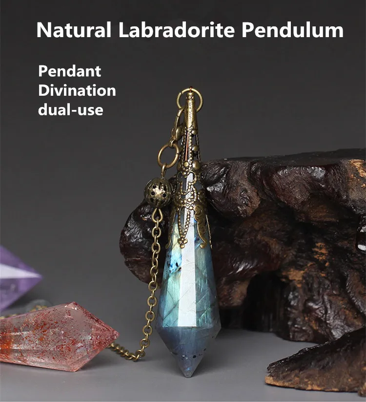 Wholesale Chakra Anemousite Stone Crystal Dowsing Pendulums Buy