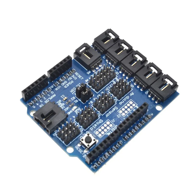 Аналоговый модуль. Sensor Shield v4. Arduino sensor Shield v4.0. Arduino v4.0 щит v4 цифровой аналоговый. I2c Hub Shield для Arduino 4 Port.