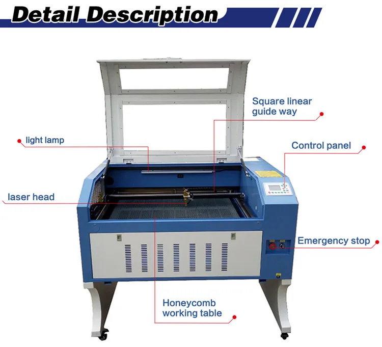 6090 80w 3d laser inside glass engraving machine universal laser engraving machine 600x900mm