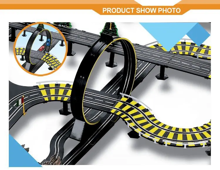 Best Selling Electric Slot Car Racing Track Set With En71 Certification