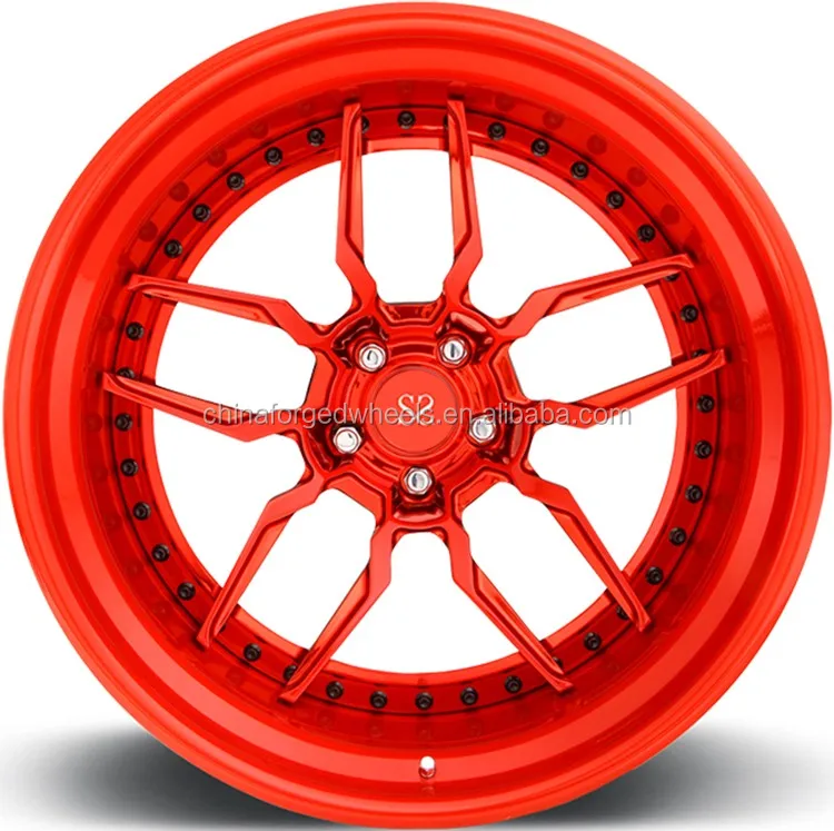 20inch Best Price Rims Polish Customized 2pc Alloy Rims / Rim