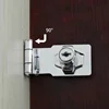 China manufacture 2.5 inches hole free thickening Zinc Alloy door lock catch bolt clasp/latch safety lock