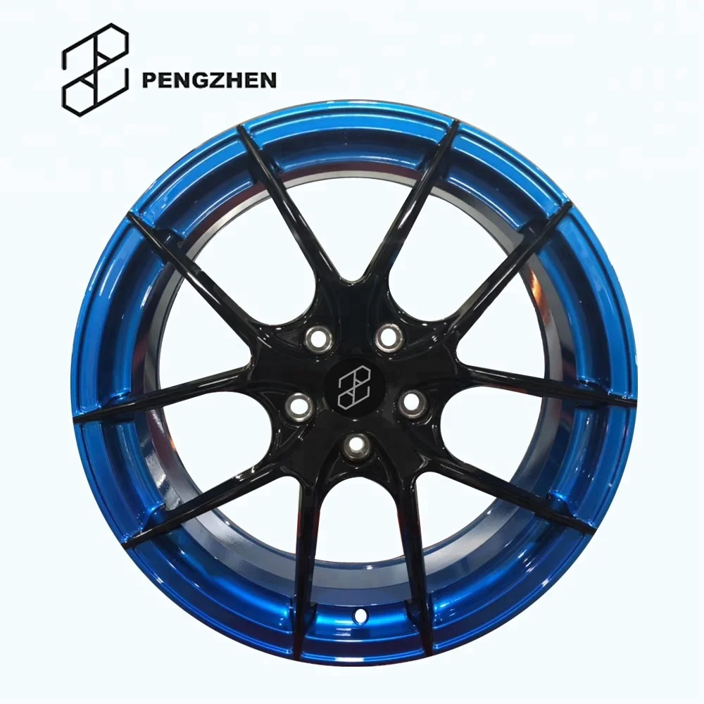 Blue/black 16/17/18/19/20/21/22 Inch Colored Wheels/rims And Car