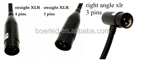 1W LED GOOSENECK LIGHT WITH 4 PINS XLR CONNECTOR