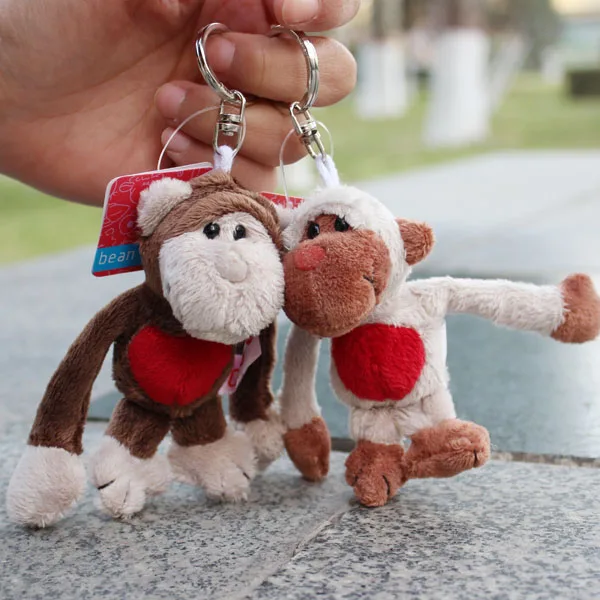 plush cow keychain