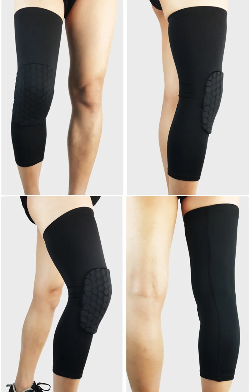Custom Sports Lycra Eva Compression Sleeve Basketball Knee Pads Buy
