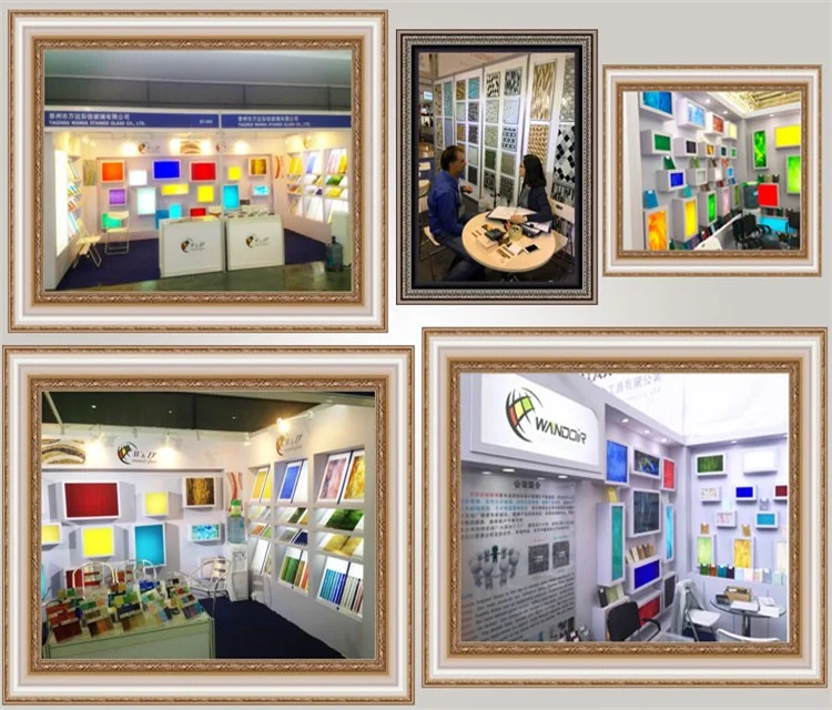 Wall Arts Water Lines Opaque Glass Sheets Burgundy Stained Glass Sheets