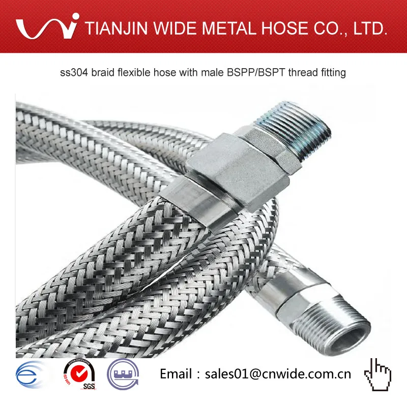 Dn25 Annular Type Flexible Corrugated Metal Hose For Water Heater Buy