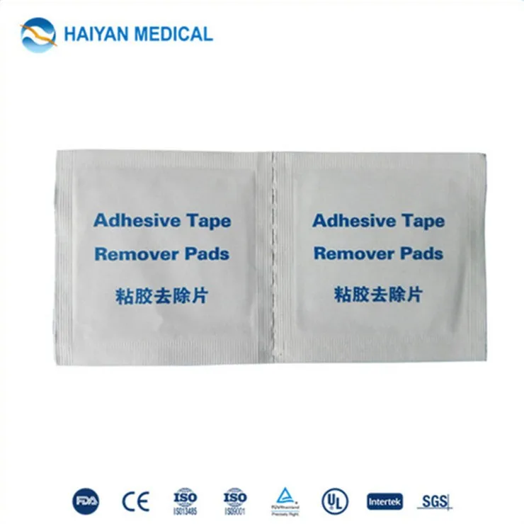 Adhesive Tape Remover Pad/swab /wipe Buy Makeup Remove Pads,Clear