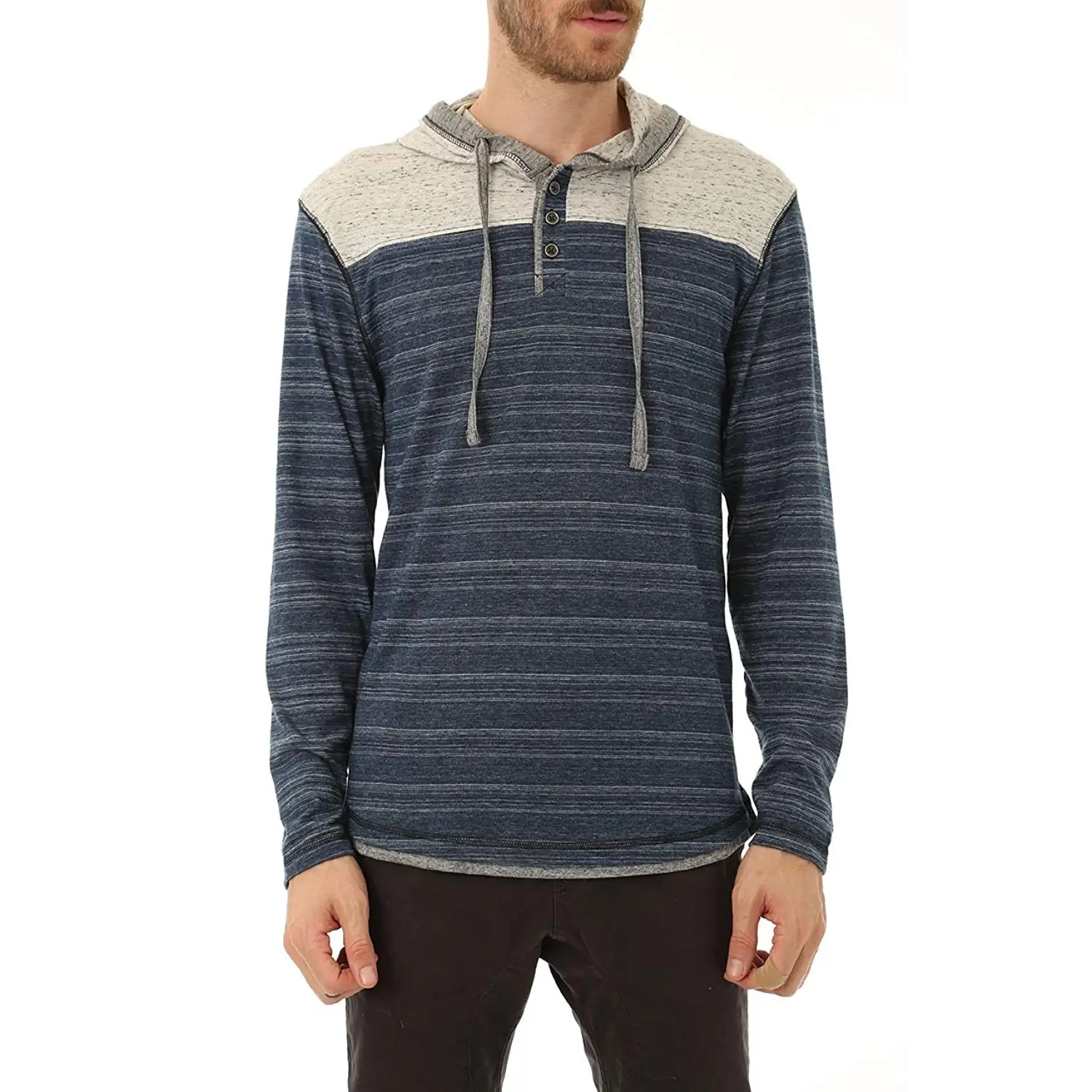 trawler hooded henley