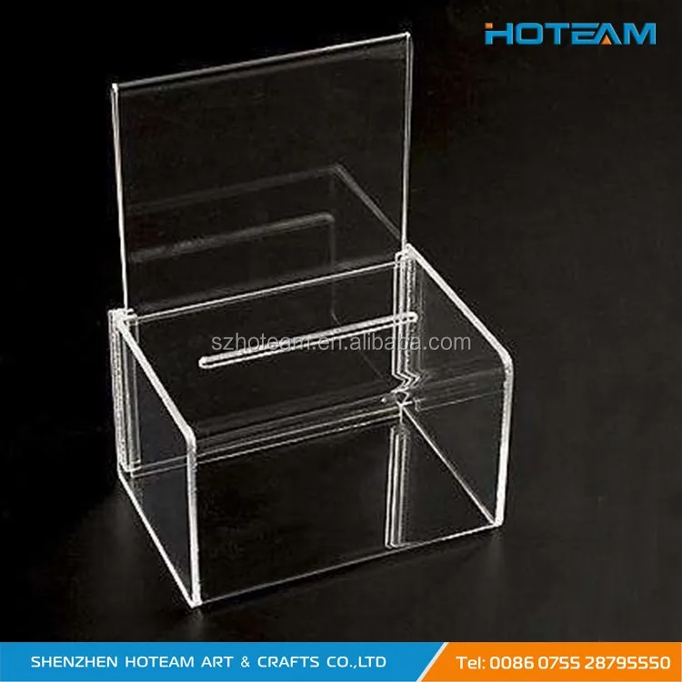 6 x 6 clear plastic box