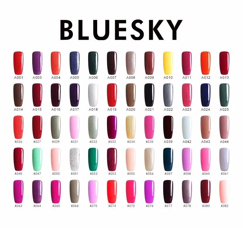 Bluesky 15ml Top Selling Nail Gel Uv Polish Wholesale Beauty Supply ...