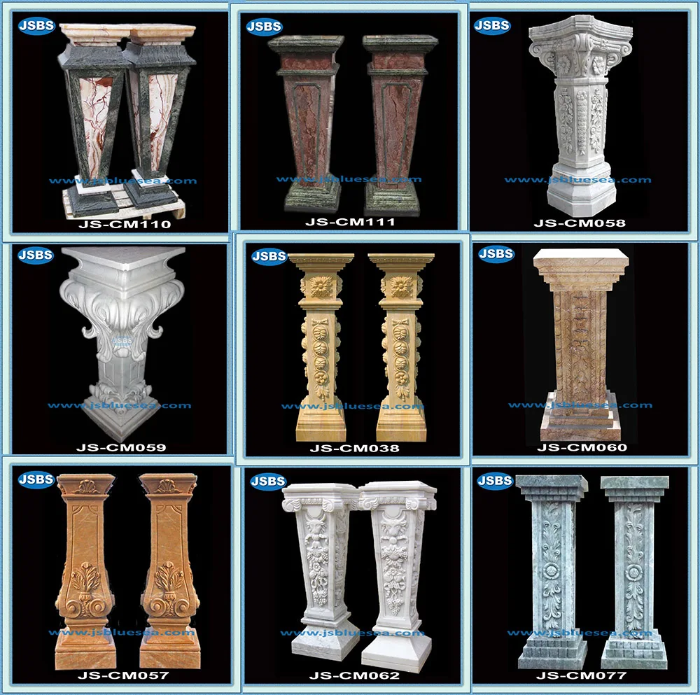 Custom Roman Small Round Stone Pillar Columns Buy Stone Pillar