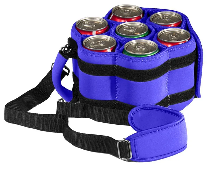 Premium Portable Insulated Drink Carrier Neoprene 17 Bottle Or Can
