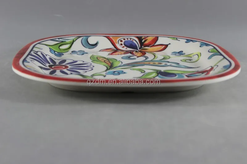 10.5" Melamine Square Plate 26x26cm