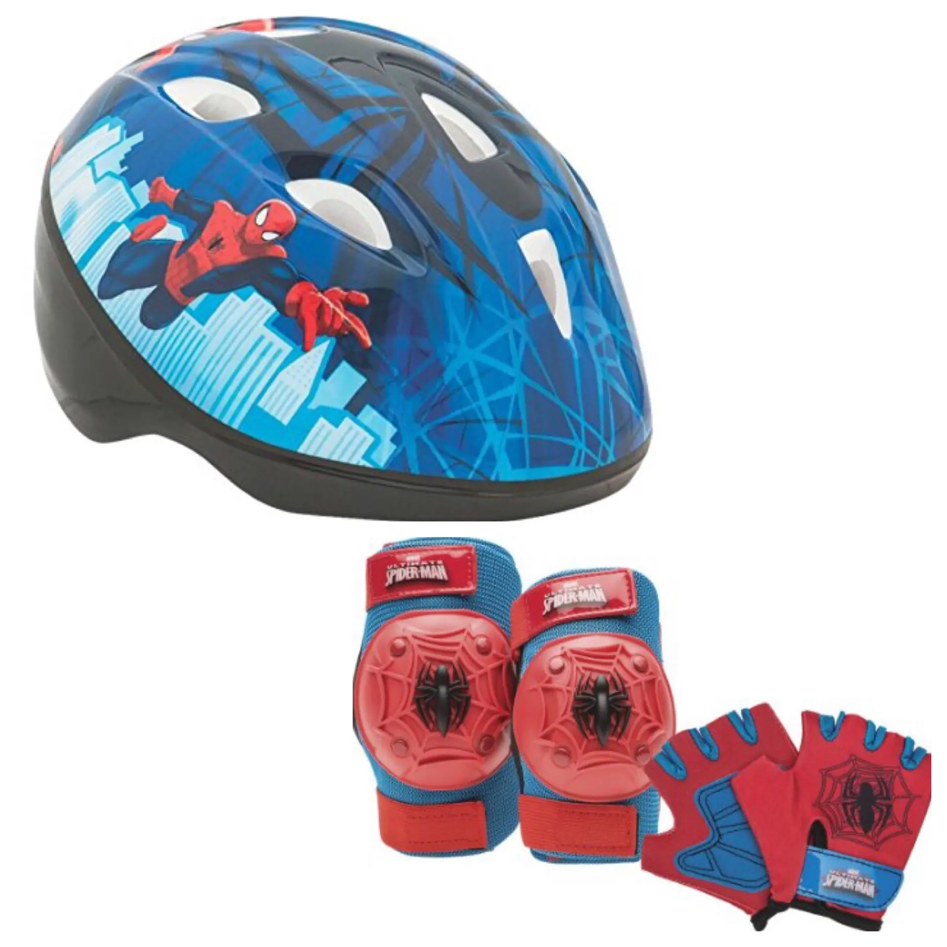 kids spiderman bike helmet