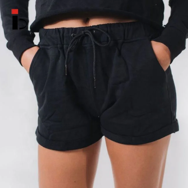 womens sweat shorts with pockets