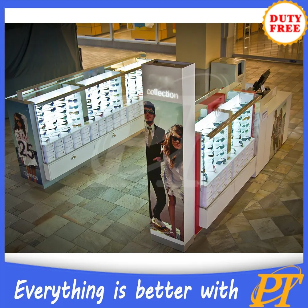 Unique Sunglasses Display Kiosk,Eyeglasses Kiosk For Mall Buy