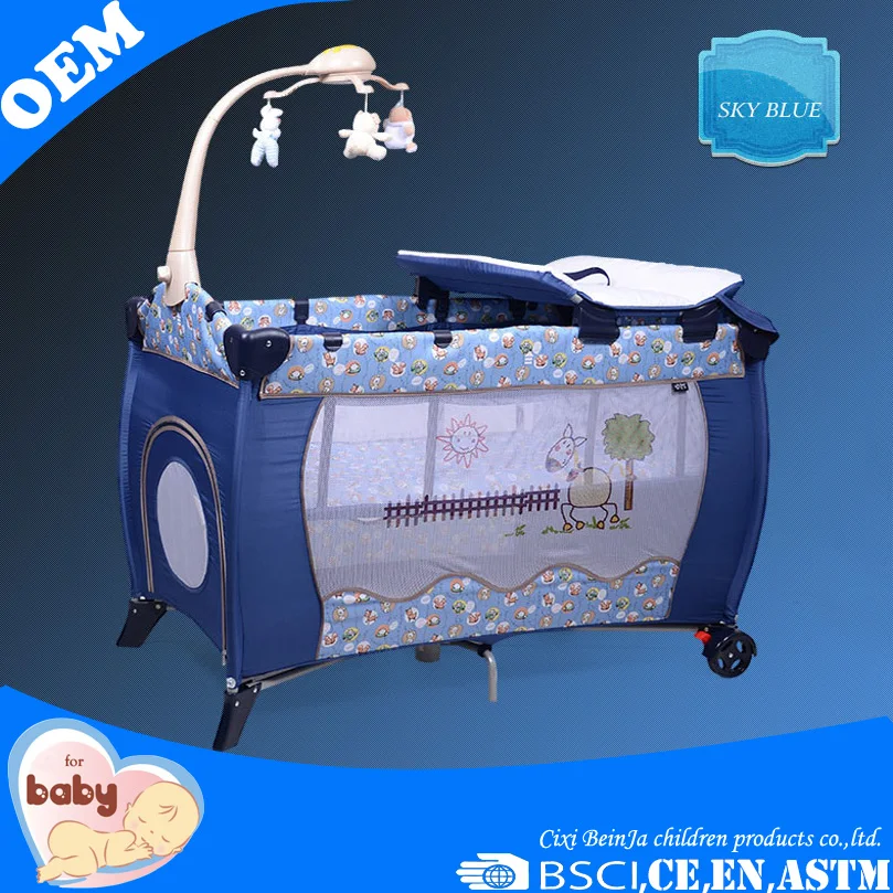 folding travel crib